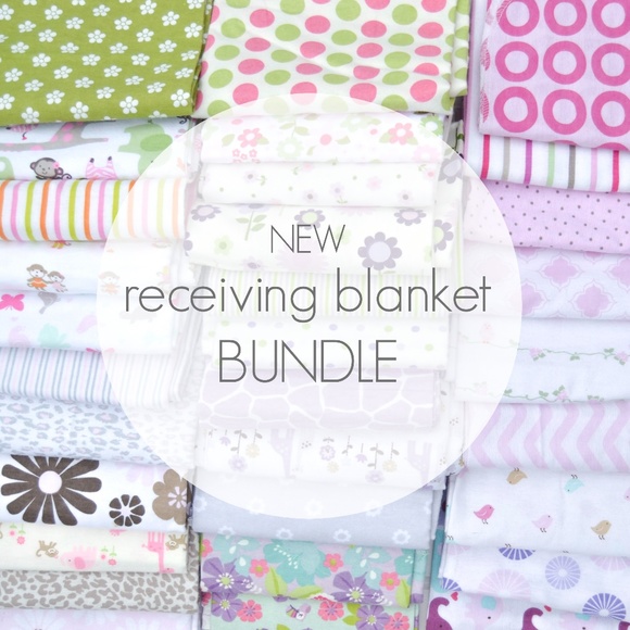 Carter's | Accessories | New 8 Pc Bundle Baby Girl Receiving Blankets ...
